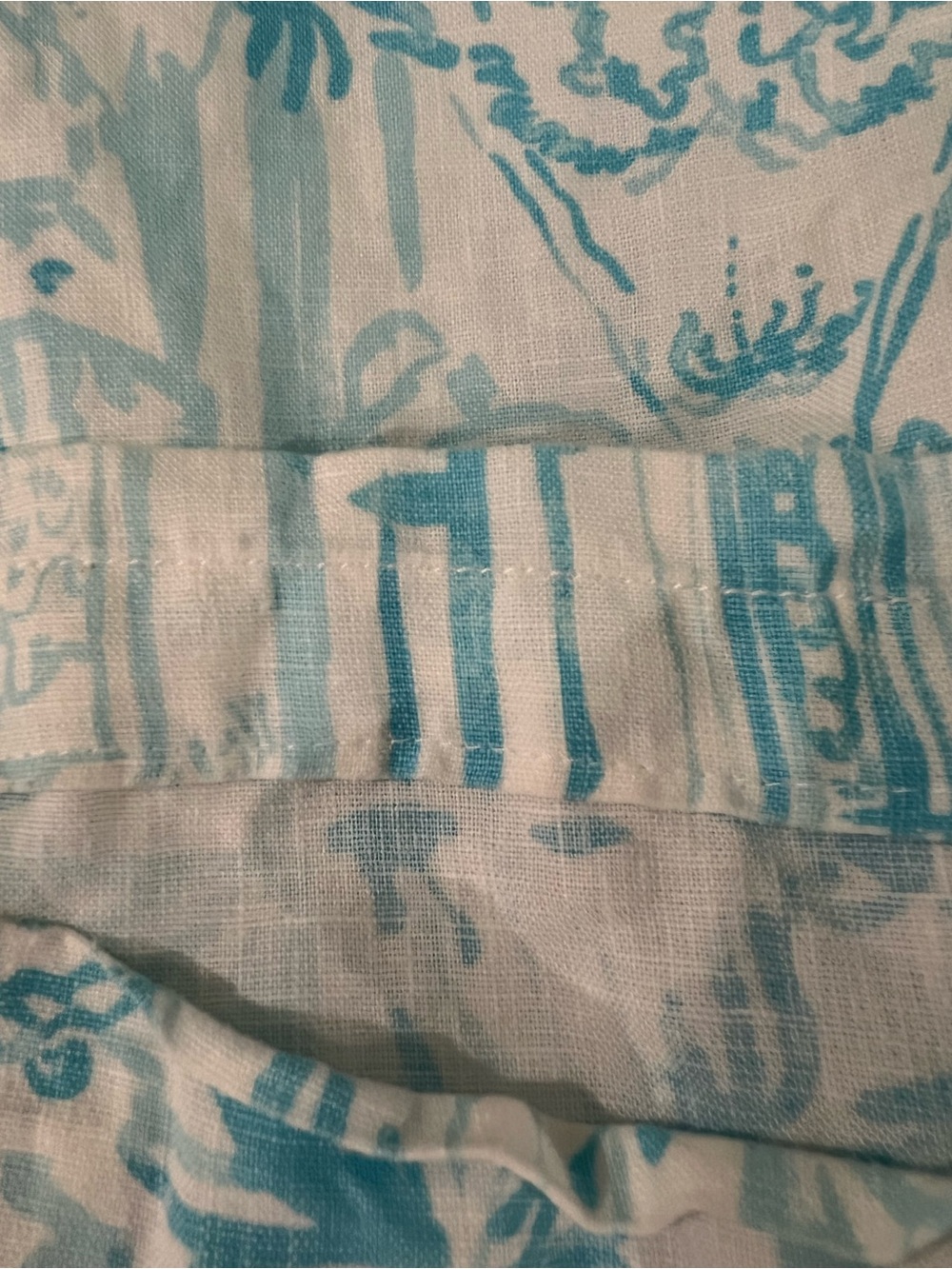 Lilly Pulitzer “Amalfi Blue Sunny State of Mind” Wide Leg Beach Pants - Picture 10 of 10